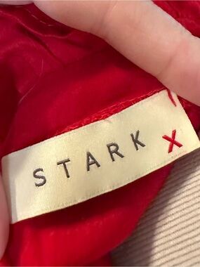 Stark X Bright Red Dress with Pockets - Signature Label